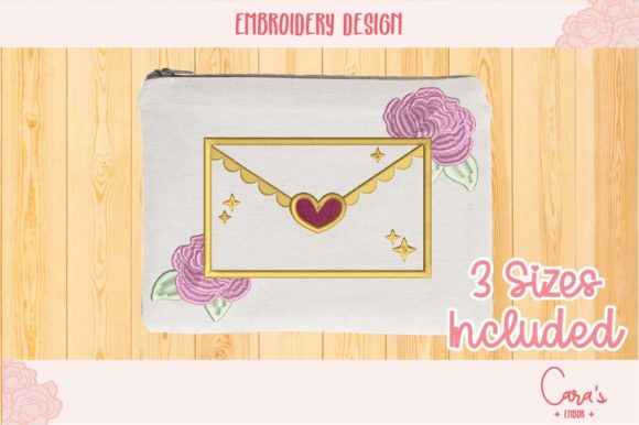 Cute Envelope Applique: A Seasonal Embroidery Staple