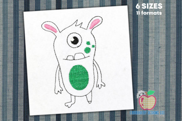 Cute Monster Sketch: A Seasonal Embroidery Review