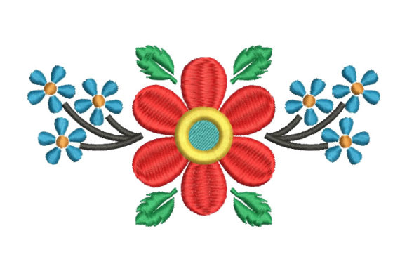 Flower Bouquets: A Charming Embroidery Design for Personalized Gifts