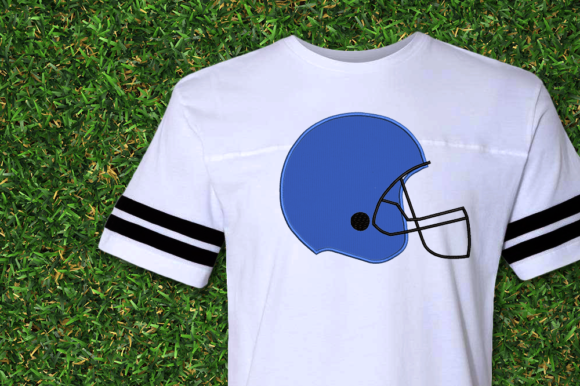 Football Helmet Applique