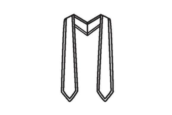 Graduation Stole Outline