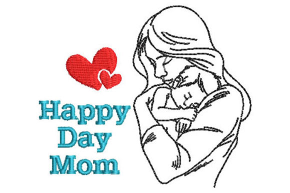 Happy Day Mom with Baby