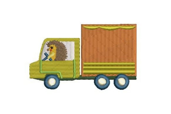 Hedgehog Driving a Truck