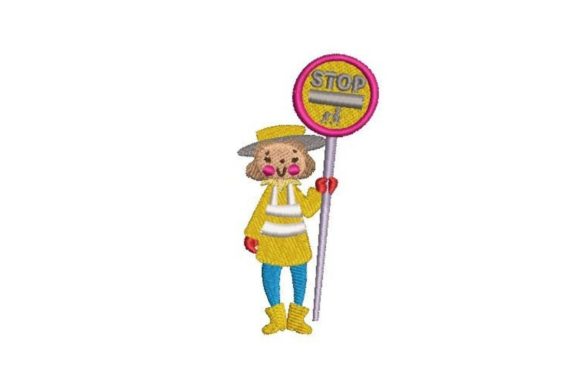 Lollipop Lady Embroidery Design