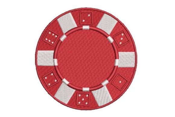 Poker Chip Embroidery Design Review