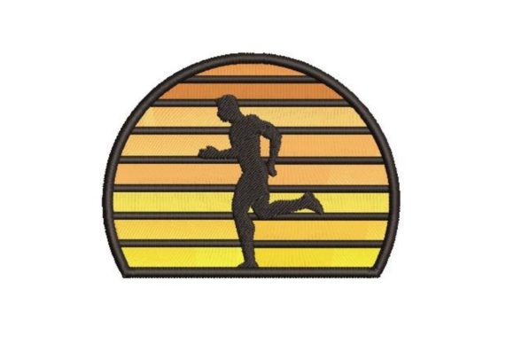 Retro Runner Silhouette