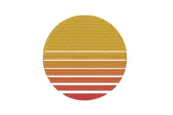 Retro Sun: A Seasonal Embroidery Staple