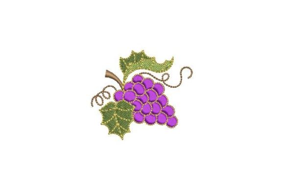 Small Bunch of Grapes Embroidery Review